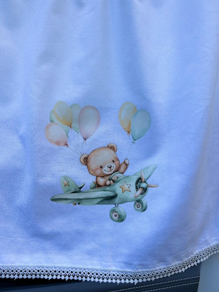 El Yapımı Bebek Güneş Perdesi - Görsel 2