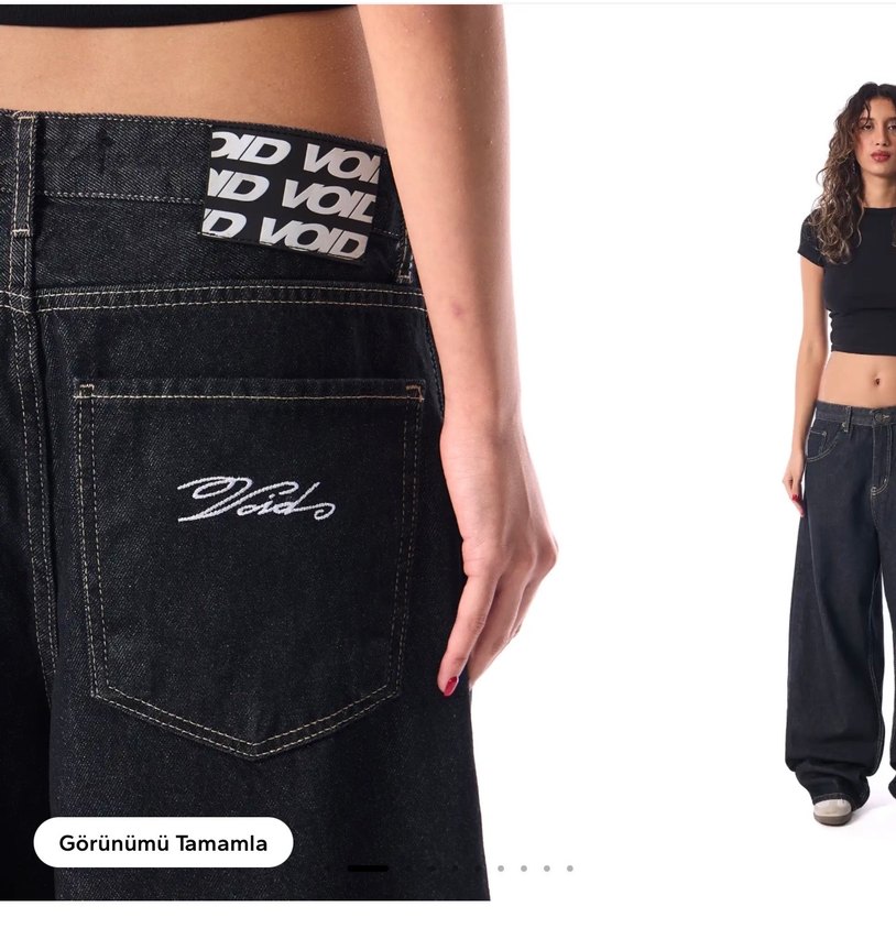 VOID bol oversize Super Baggy Pantolon Unisex - Görsel 4