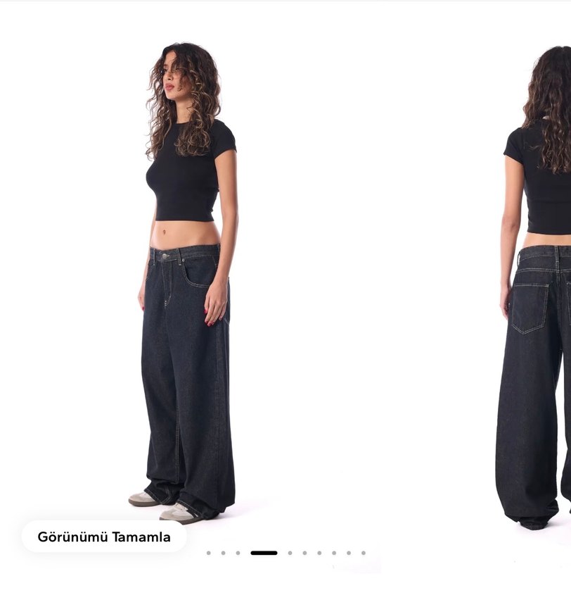 VOID bol oversize Super Baggy Pantolon Unisex - Görsel 2