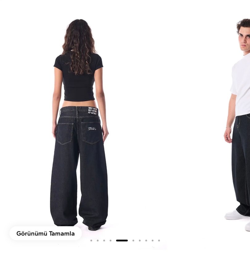 VOID bol oversize Super Baggy Pantolon Unisex - Görsel 3