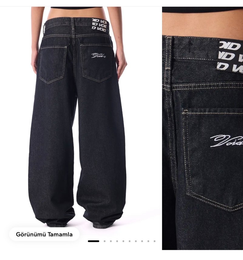 VOID bol oversize Super Baggy Pantolon Unisex - Görsel 5