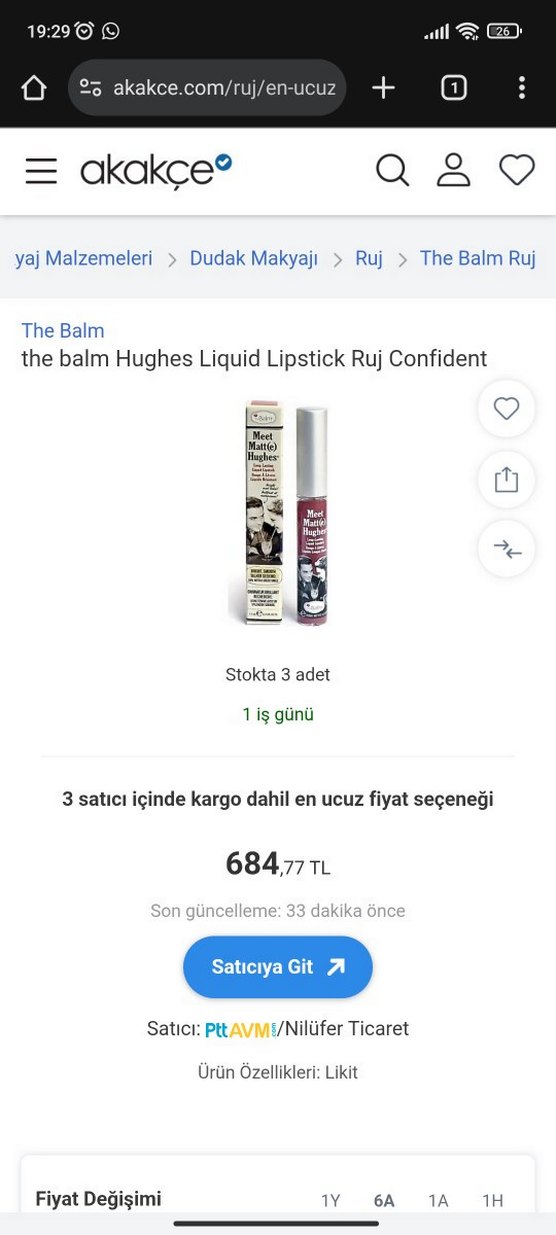 Revolution The Balm palet ve lipstick - Görsel 4