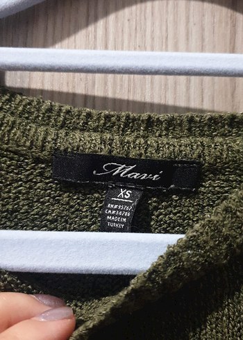 Yeşil Örgü Kadın Kazak - Görsel 2