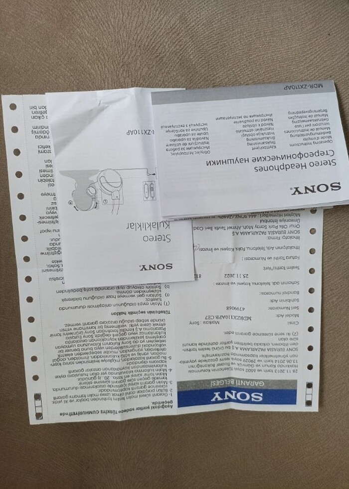 Sony Kablolu Kulaküstü Kulaklık - Görsel 5