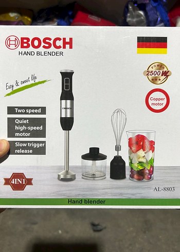 Bosch 4'ü 1 Arada El Blender Beyaz
