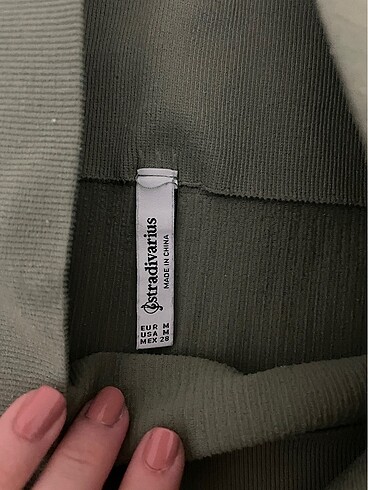 Stradivarius yeşil stradivarius tayt