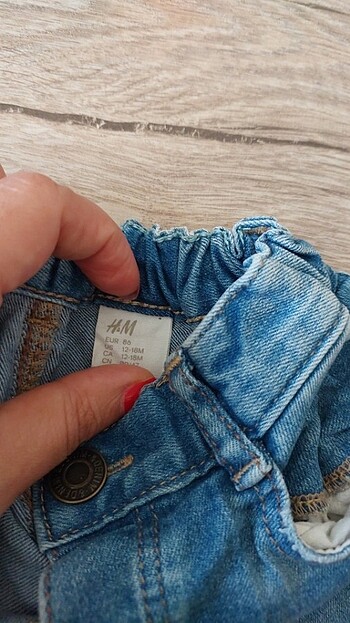 12-18 Ay Beden mavi Renk Kiz cocuk kot pantolon