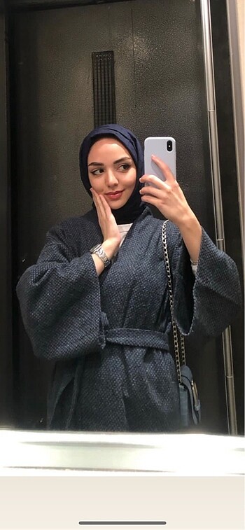 Kaşe kumaş kimono