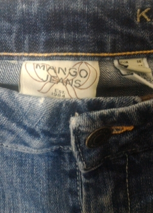 36 Beden Mango Kot Pantolon