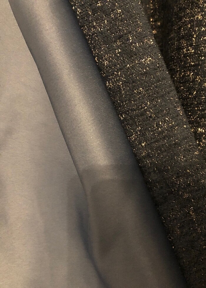 Lacivert fon perde - Görsel 4