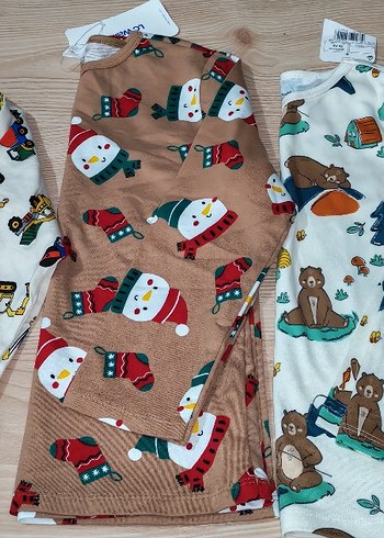 Erkek Çocuk Renkli Baskılı Uzun Kollu Pijama