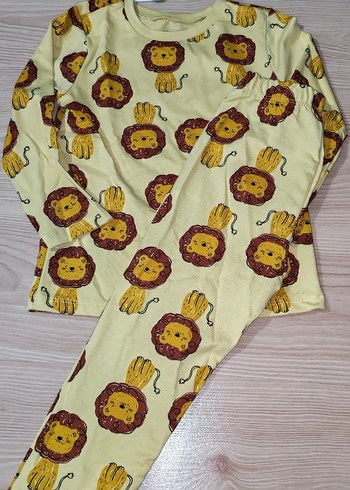 Renkli Baskılı Uzun Kollu Erkek Pijama Takımı