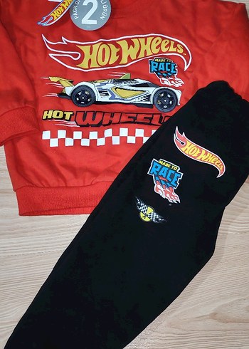Hot Wheels Baskılı Erkek Eşofman Takımı