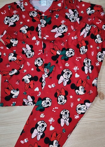 Renkli Baskılı Pijama Takımı