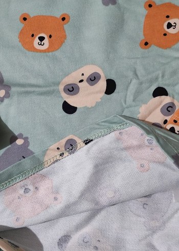 Renkli Baskılı Mavi Çocuk Pijama Takımı - Görsel 7