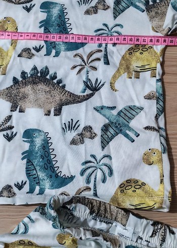 Renkli Baskılı Erkek Çocuk Pijama Takımı - Görsel 6