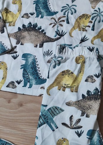 Renkli Baskılı Erkek Çocuk Pijama Takımı - Görsel 3