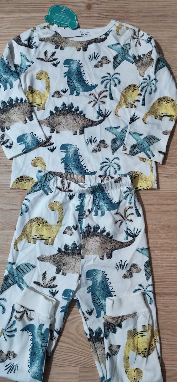 Renkli Baskılı Erkek Çocuk Pijama Takımı - Görsel 4