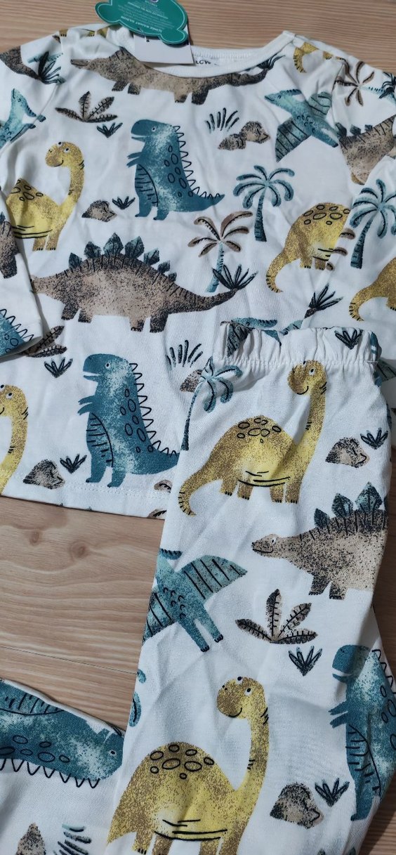 Renkli Baskılı Erkek Çocuk Pijama Takımı - Görsel 3