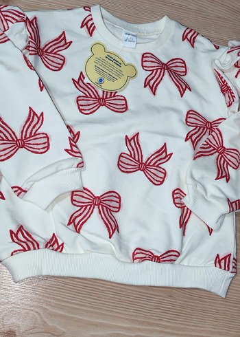 Kız Çocuk Uzun Kollu Baskılı Sweatshirt - Görsel 6