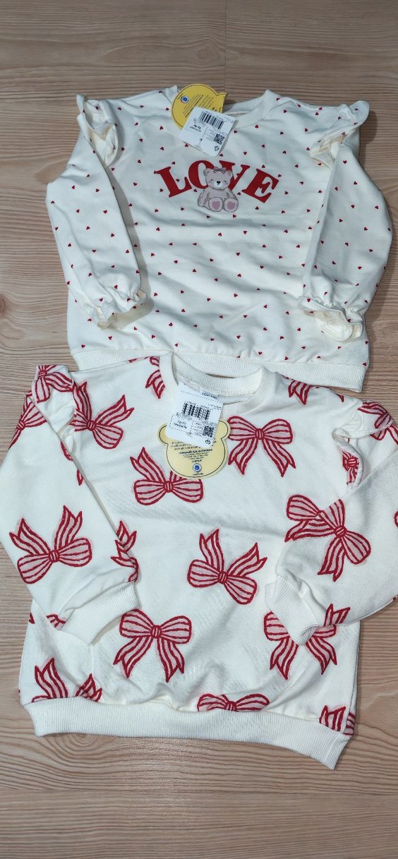 Kız Çocuk Uzun Kollu Baskılı Sweatshirt - Görsel 2