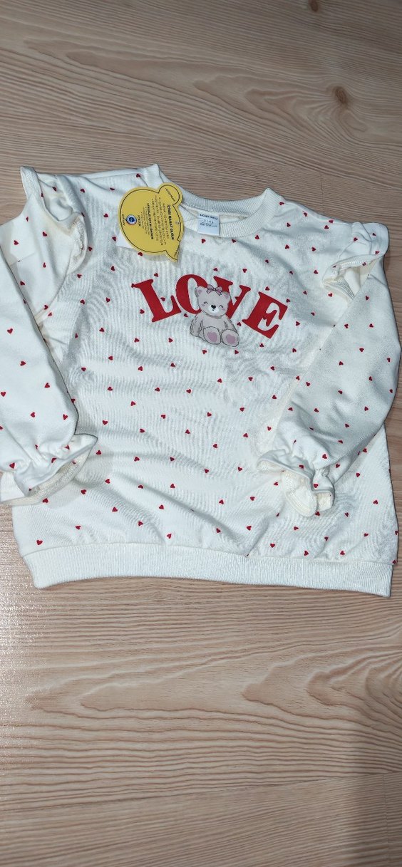 Kız Çocuk Uzun Kollu Baskılı Sweatshirt - Görsel 3