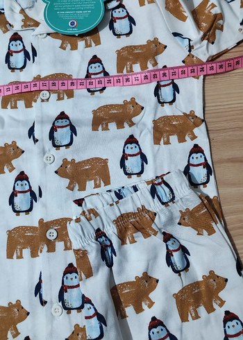 Kahverengi Baskılı Erkek Çocuk Pijama Takımı - Görsel 5