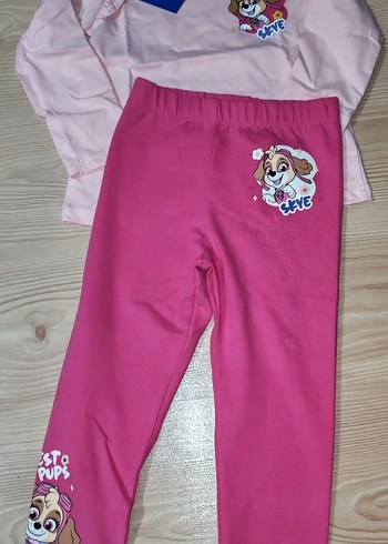 Kızlar için Baskılı Pembe  Takım - Görsel 5