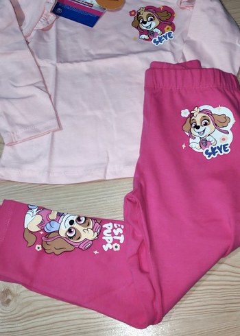 Kızlar için Baskılı Pembe  Takım - Görsel 3