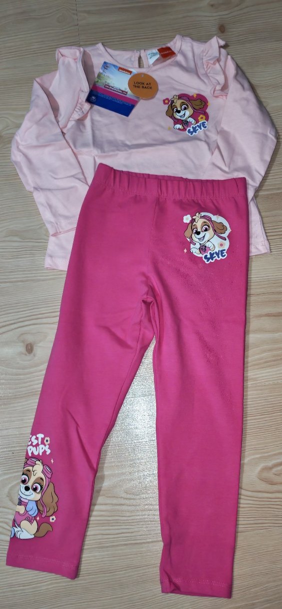 Kızlar için Baskılı Pembe  Takım - Görsel 5