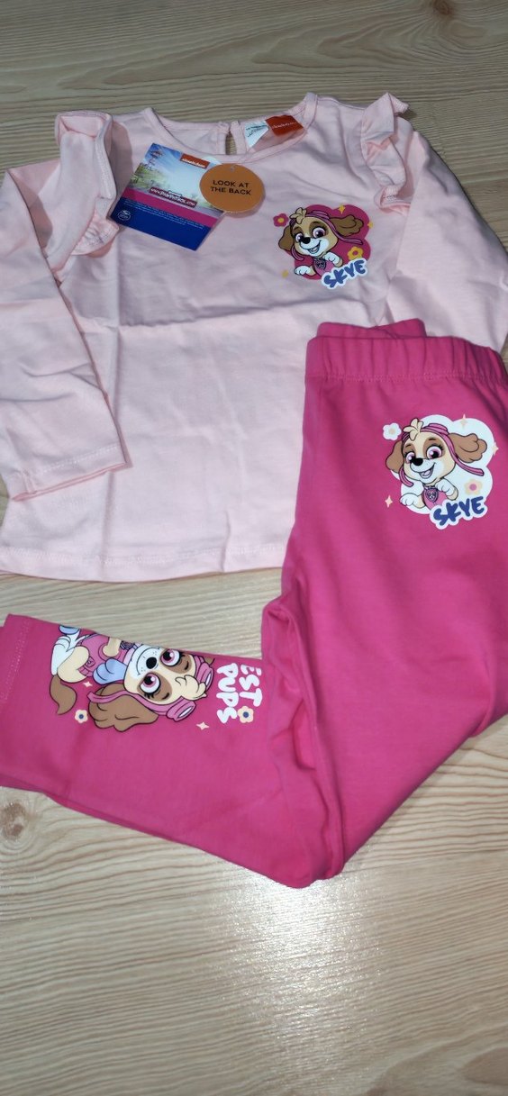 Kızlar için Baskılı Pembe  Takım - Görsel 3