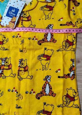 Sarı Baskılı Erkek bebek Pijama Takımı - Görsel 6