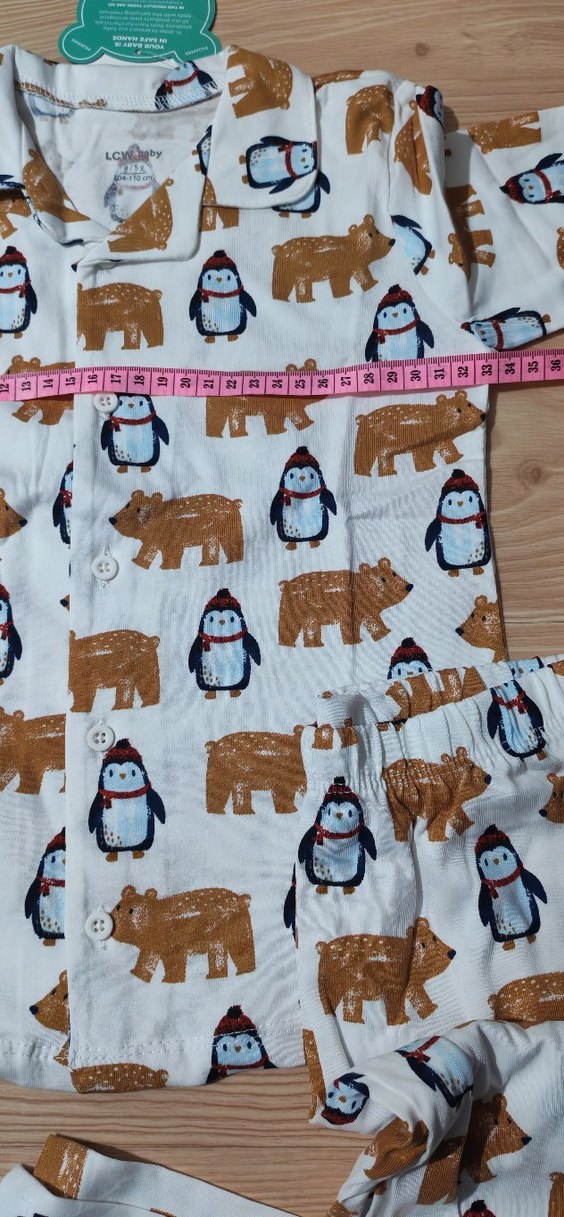 Erkek Çocuk Renkli Desenli Uzun Kollu Pijama - Görsel 4