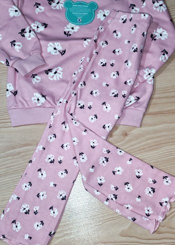 Pembe Uzun Kollu Bebek Kıyafet Seti - Görsel 2