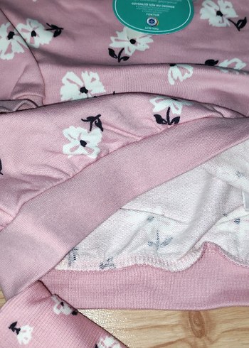 Pembe Uzun Kollu Bebek Kıyafet Seti - Görsel 7