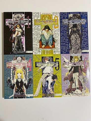 death note 1 2 3 4 5 6 manga