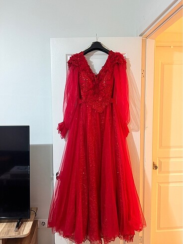 kadın kına kıyafeti abiye - Görsel 15