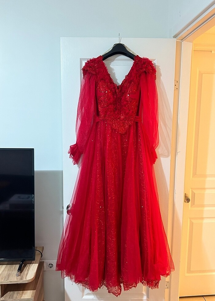 kadın kına kıyafeti abiye - Görsel 2