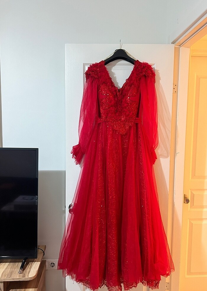 kadın kına kıyafeti abiye - Görsel 3