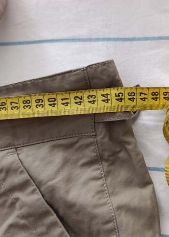 Bej ayarlama bilir Kemerli  Şort Versace orjinal - Görsel 8