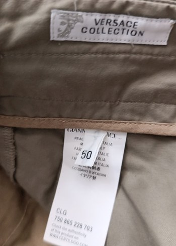 Bej ayarlama bilir Kemerli  Şort Versace orjinal - Görsel 7