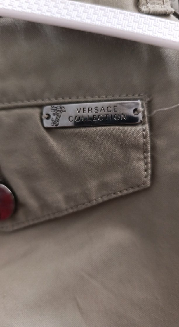 Bej ayarlama bilir Kemerli  Şort Versace orjinal - Görsel 4