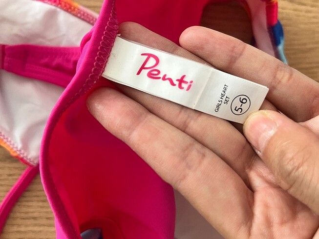 5 Yaş Beden pembe Renk Penti 5-6 yaş kız çocuk bikini takım