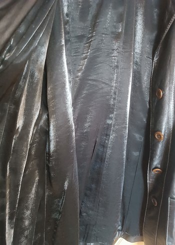 Düğmeli Kahverengi Ceylan Derisi Kadın Ceket - Görsel 5