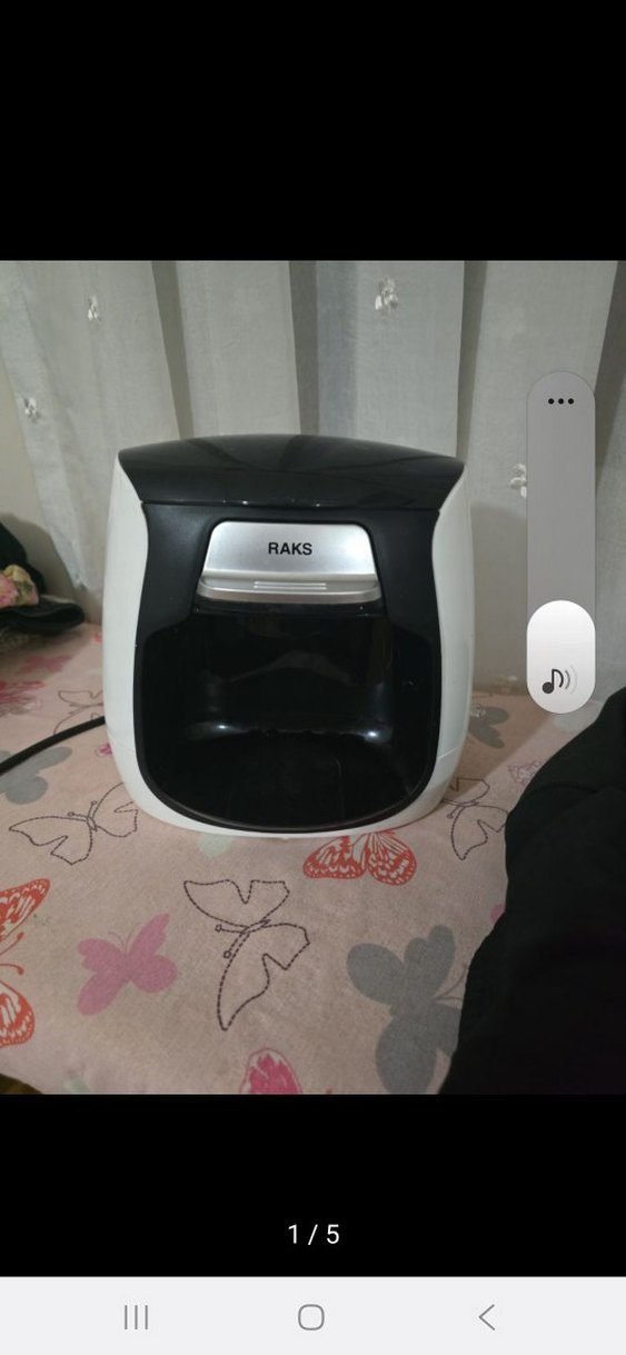 RAKS Siyah Beyaz Filtre Kahve Makinesi - Görsel 4