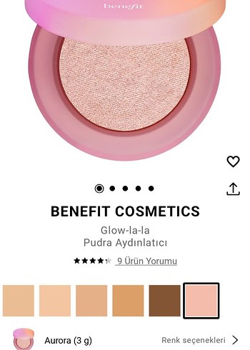 Benefit Glow-la-la Açık Bej Allık - Görsel 4