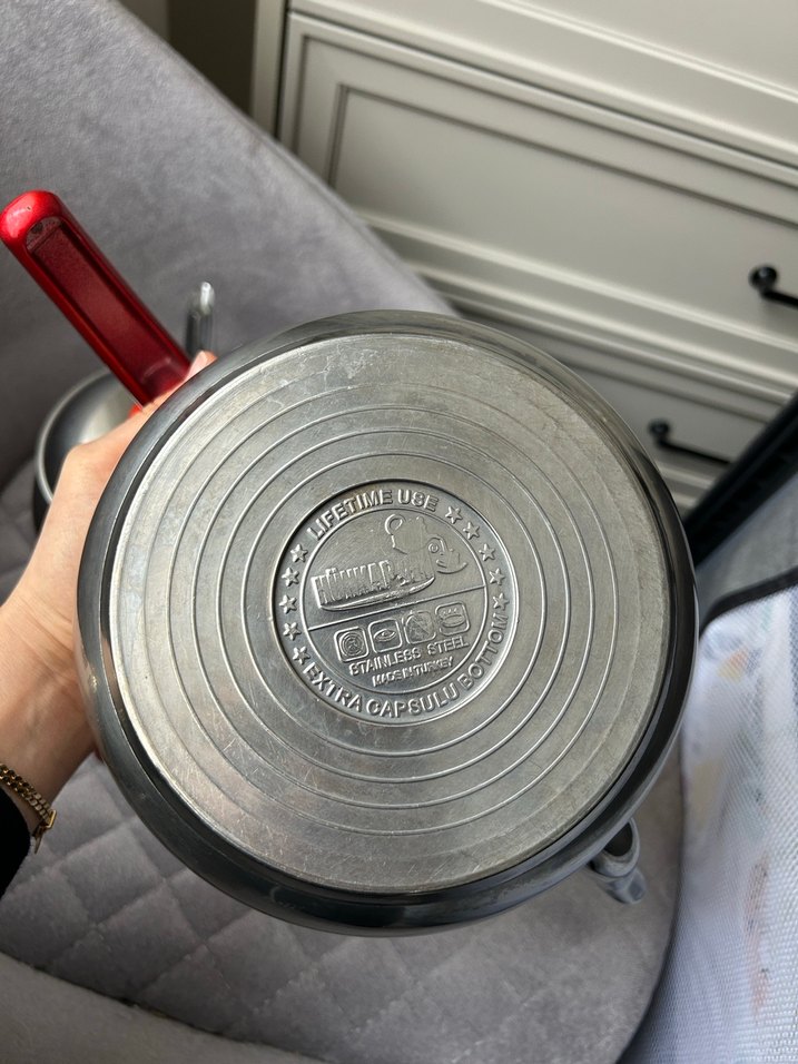 Kırmızı Saplı Çift Katlı Çaydanlık - Görsel 4