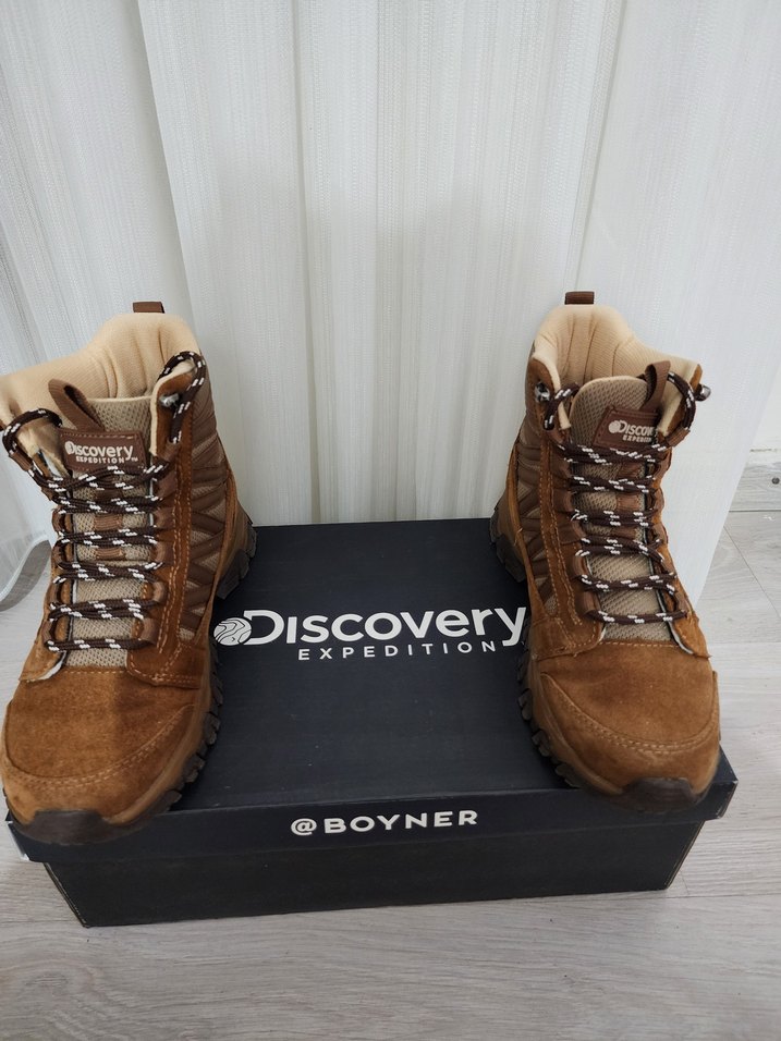 Discovery  kadın Kahverengi Süet Outdoor Bot - Görsel 3