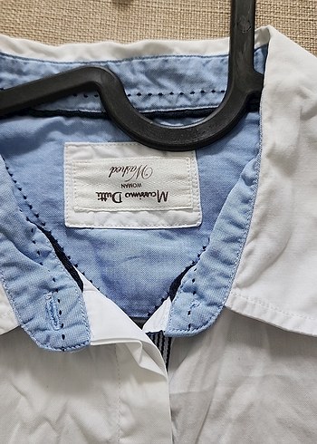 Düğmeli Uzun Kollu Beyaz Kadın Gömlek - Görsel 2