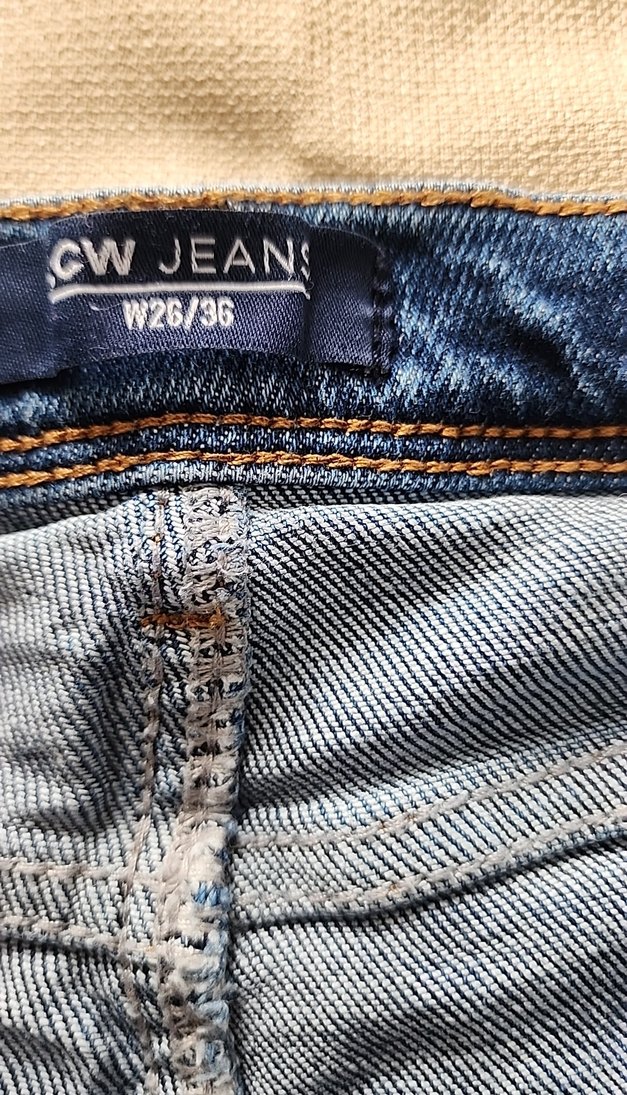 Kadın Mavi Dar Kesim Midi Kot Pantolon - Görsel 2